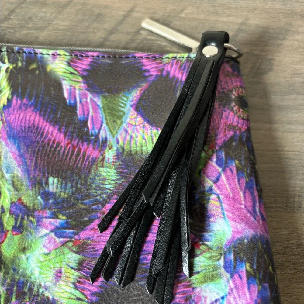 Urban Decay Manic Travel Bag in Purple‎ & Green Clutch